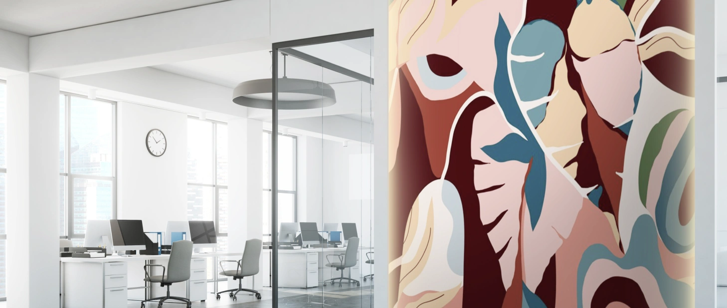 Stunning Abstract Colourful Office Wallpaper